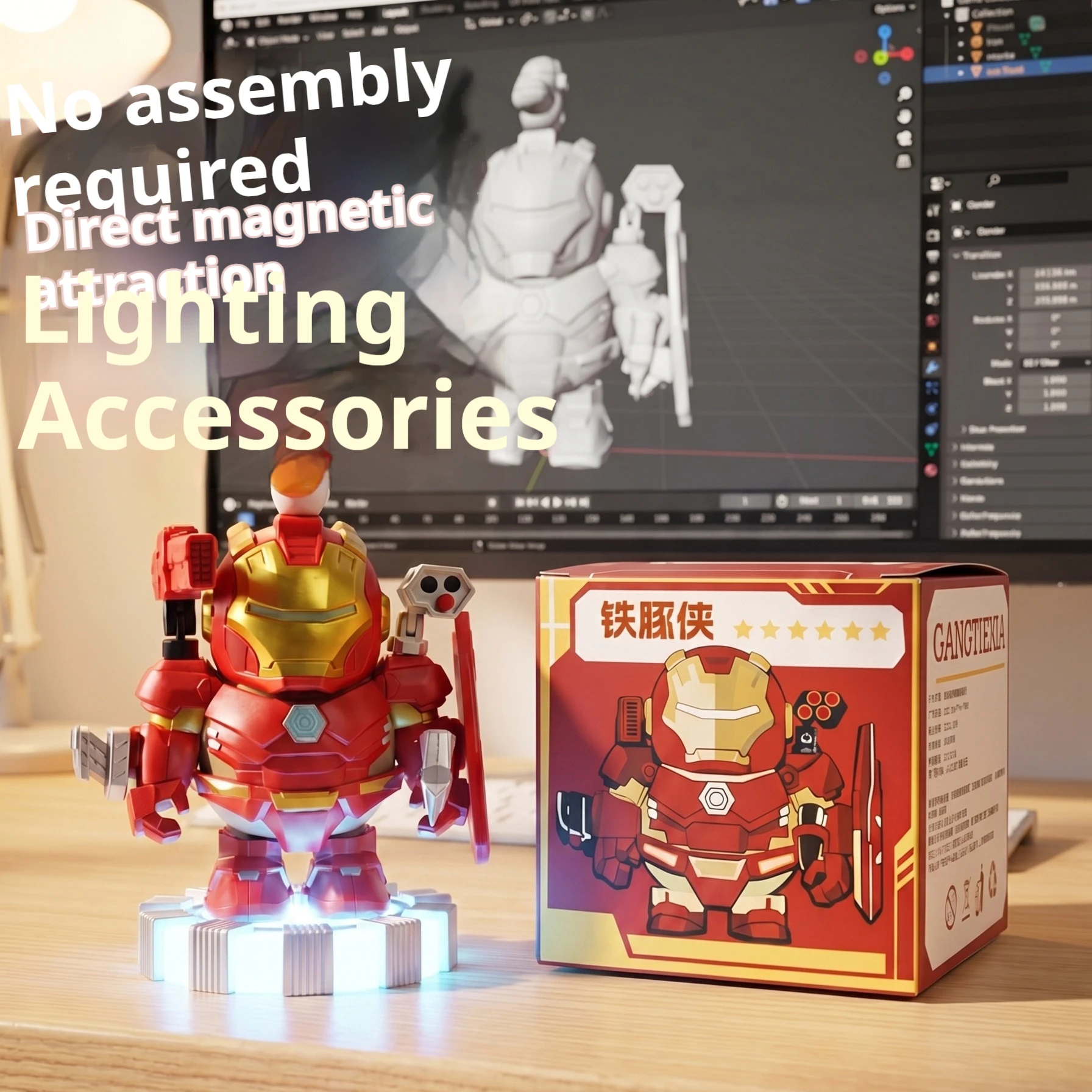 Magnetic Mecha Capybara Iron Man Glowing Detachable Accessories Desktop Decoration Collectible Figurine Gift For Men
Magnetic Mecha Capybara Iron Man Glowing Detachable Accessories Desktop Decoration Collectible Figurine Gift For Men