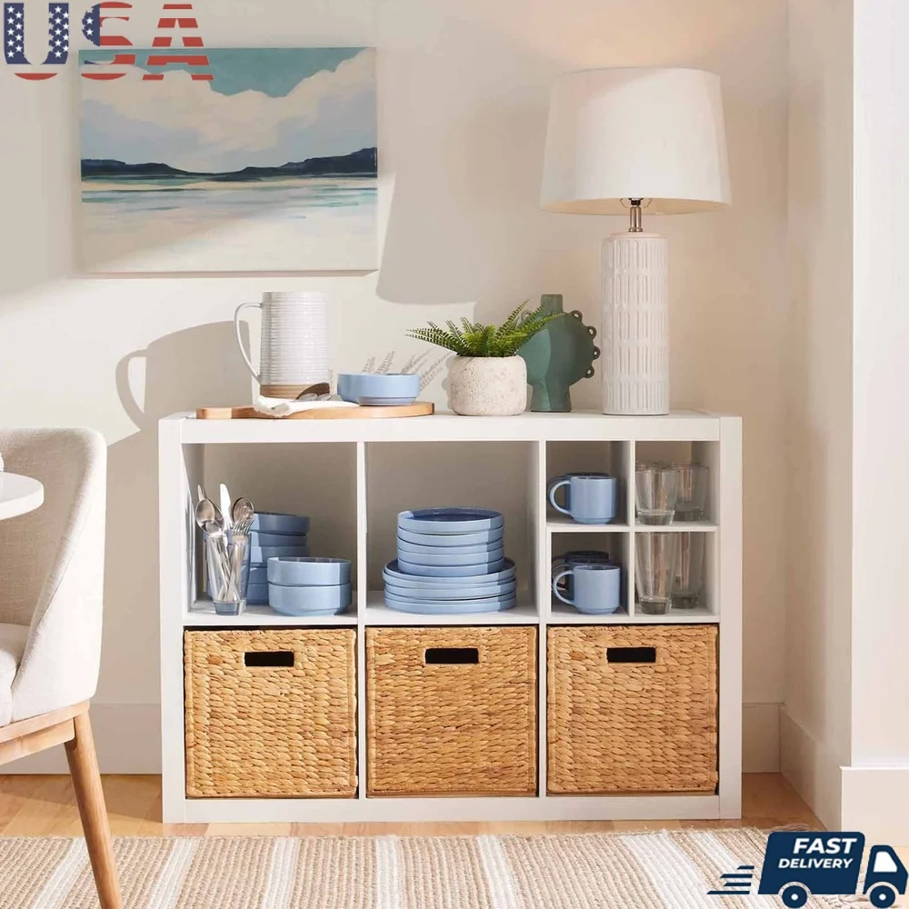 6 Cube Storage Organizer Wood Grain Open Back Bookshelf Adjustable Display Storage Customizable Office Living Room Entryway
6 Cube Storage Organizer Wood Grain Open Back Bookshelf Adjustable Display Storage Customizable Office Living Room Entryway