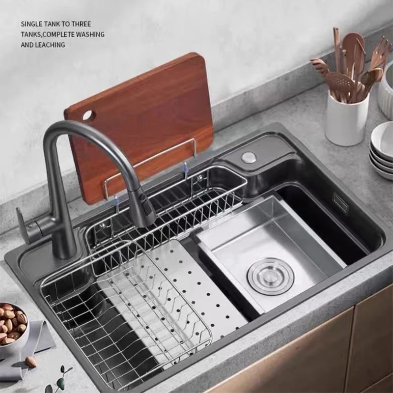 Hot Large Single Embossed 3D Sink with Hanging Basket Multifunctional Kitchen Sink for Quick Drainage Practical Design
Hot Large Single Embossed 3D Sink with Hanging Basket Multifunctional Kitchen Sink for Quick Drainage Practical Design