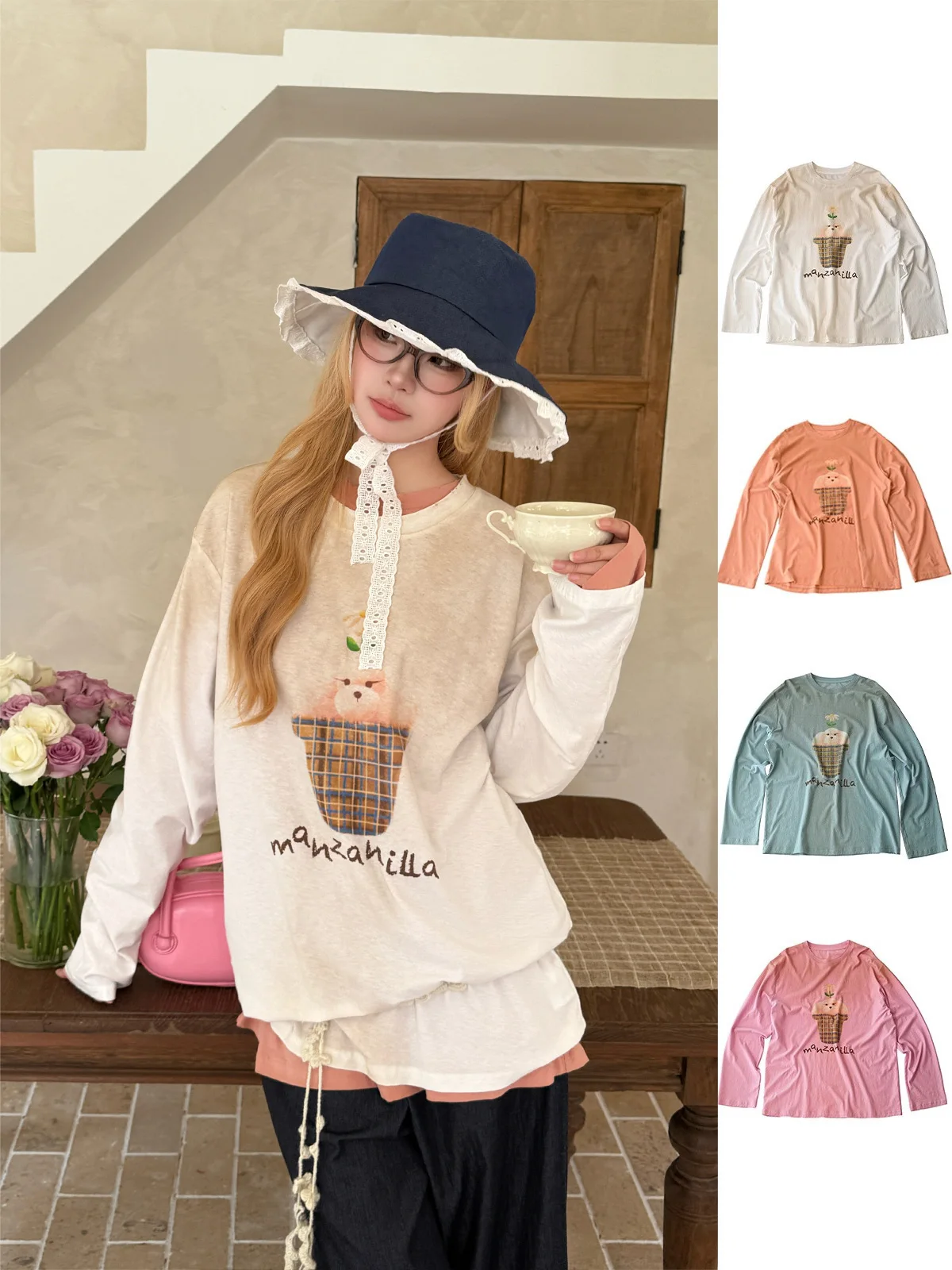 Manzanilla Early Autumn Pot Plant Printed T-irt GoGoBuyer St Store Women's Loose Fit Long Sve Cotton Linen...
Manzanilla Early Autumn Pot Plant Printed T-irt GoGoBuyer St Store Women's Loose Fit Long Sve Cotton Linen...