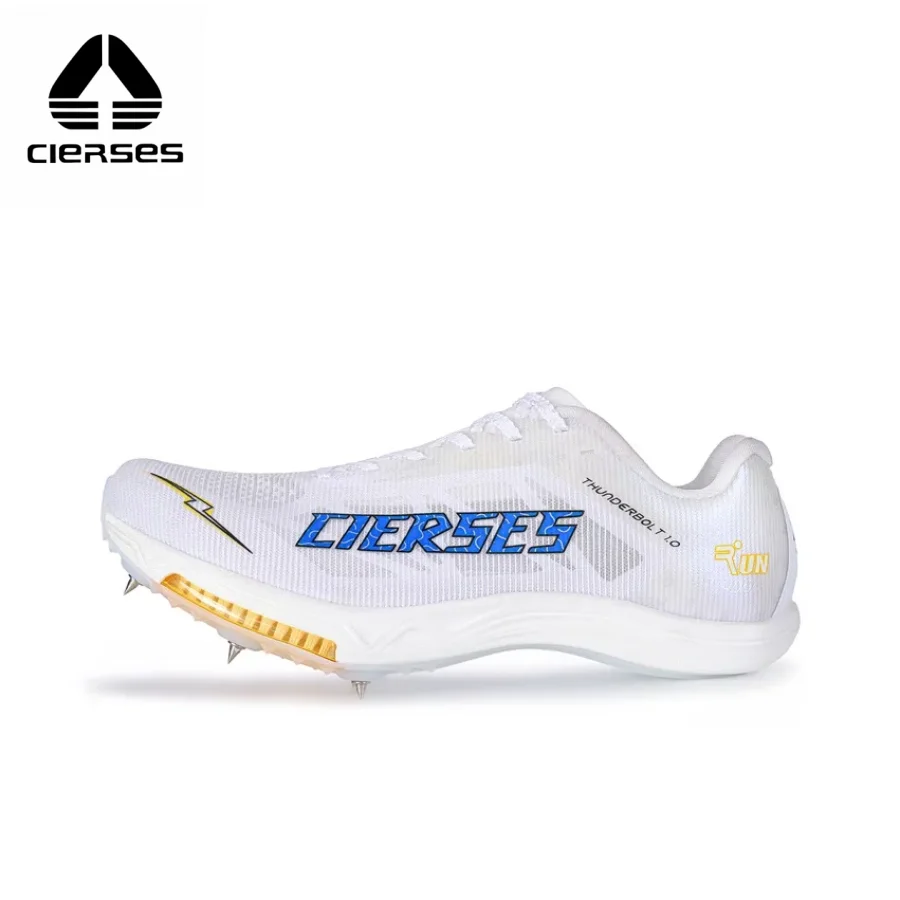 CIERSES Thunderbolt 1.0 Full Palm Carbon Plate Air Cushion Nail Shoes For Sports Professional Track and Field Racing Shoes 2460
CIERSES Thunderbolt 1.0 Full Palm Carbon Plate Air Cushion Nail Shoes For Sports Professional Track and Field Racing Shoes 2460