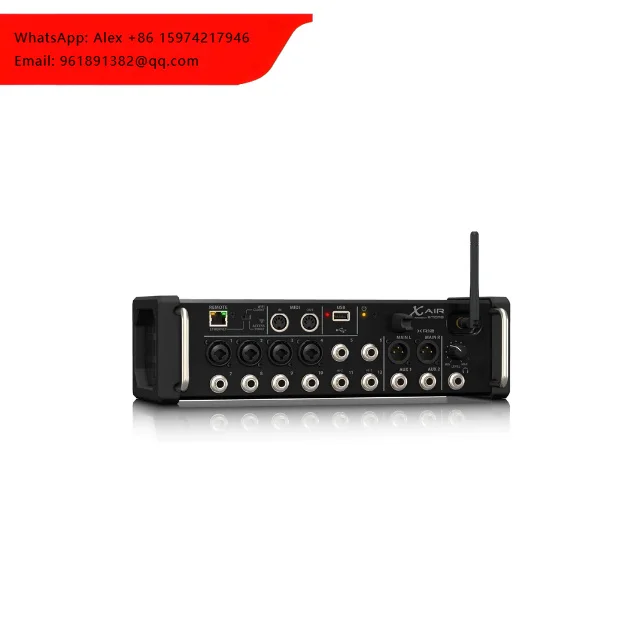 Tablet-Controlled Digital Mixer Audio Stage Box/Rackmount Mixing Console Built-in Wi-Fi Module 40-bit Floating-point DSP XR12
Tablet-Controlled Digital Mixer Audio Stage Box/Rackmount Mixing Console Built-in Wi-Fi Module 40-bit Floating-point DSP XR12