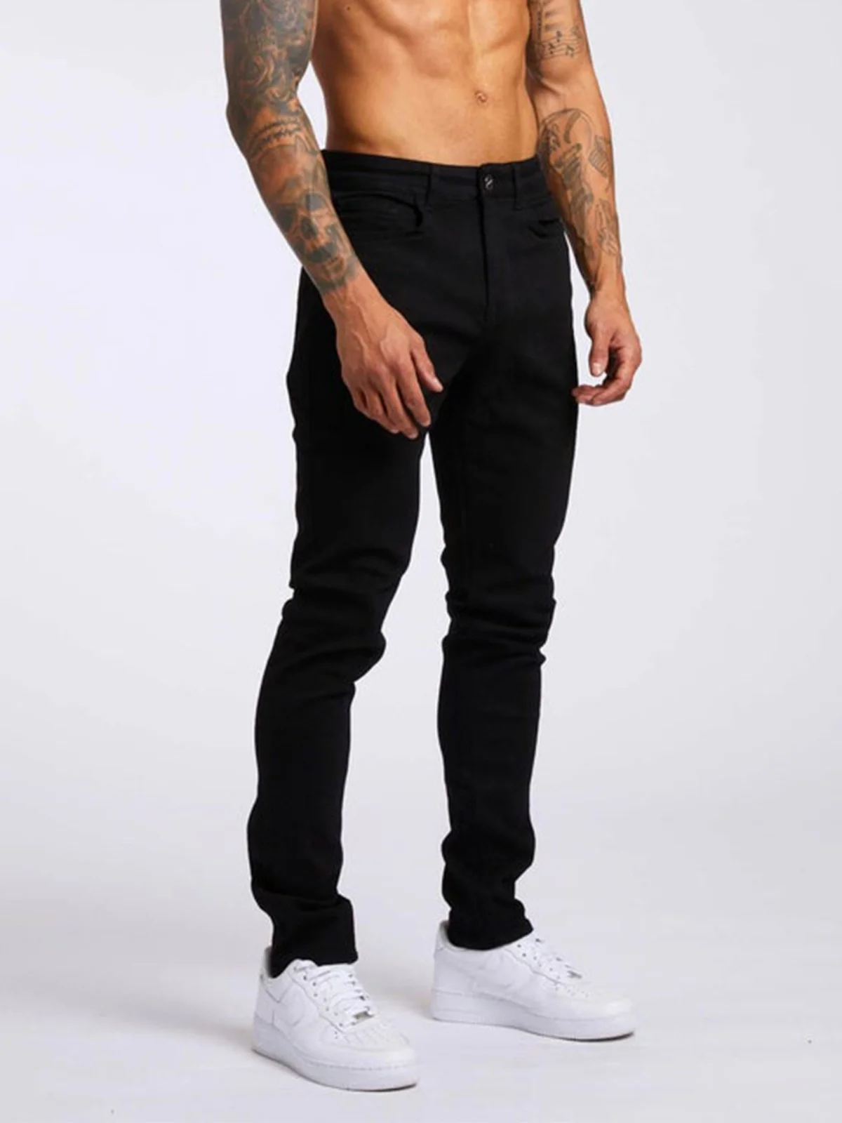 Мужские джинсовые леггинсы Slim Fit с высокой талией, осенние, в американском спортивном стиле, с микроэластичной обработкой Stone Washed
Мужские джинсовые леггинсы Slim Fit с высокой талией, осенние, в американском спортивном стиле, с микроэластичной обработкой Stone Washed