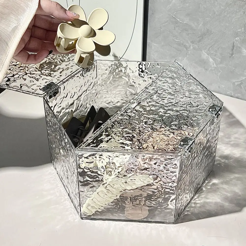 Water Ripple Hair Accessories Storage Box Multifunctional Dustproof Jewelry Holder Light Luxury Waterproof
Water Ripple Hair Accessories Storage Box Multifunctional Dustproof Jewelry Holder Light Luxury Waterproof