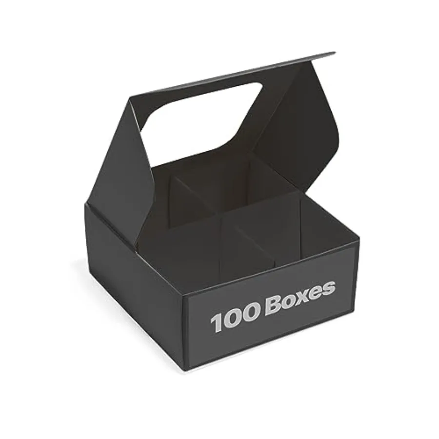 pcs Mini for 4 Treats with Window and Dividers, Bakery Boxes, 3.5 x 3.5 x 1.57 Inch VERY SMALL Baking Boxes for 4 Treats, Squar
pcs Mini for 4 Treats with Window and Dividers, Bakery Boxes, 3.5 x 3.5 x 1.57 Inch VERY SMALL Baking Boxes for 4 Treats, Squar