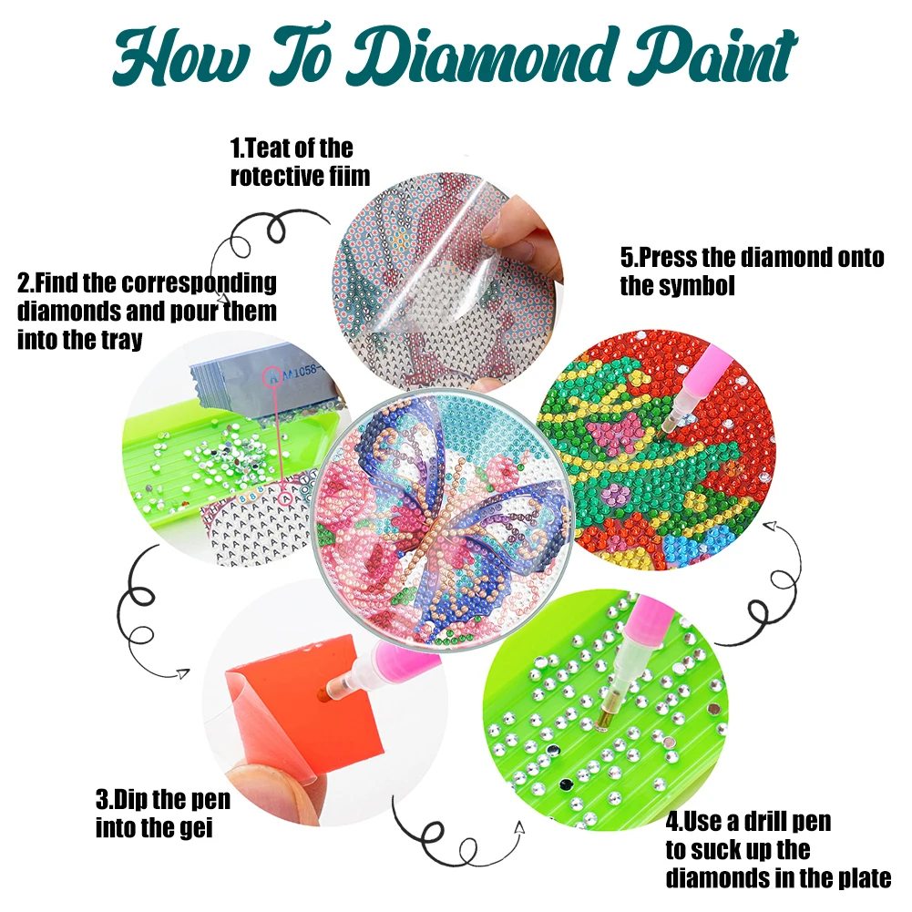 6PCS Diamond Painting Coasters Kits Small Monster Acrylic Diamond Painting Art Coaster Kit Washable Diamond Painting DIY Coaster
6PCS Diamond Painting Coasters Kits Small Monster Acrylic Diamond Painting Art Coaster Kit Washable Diamond Painting DIY Coaster