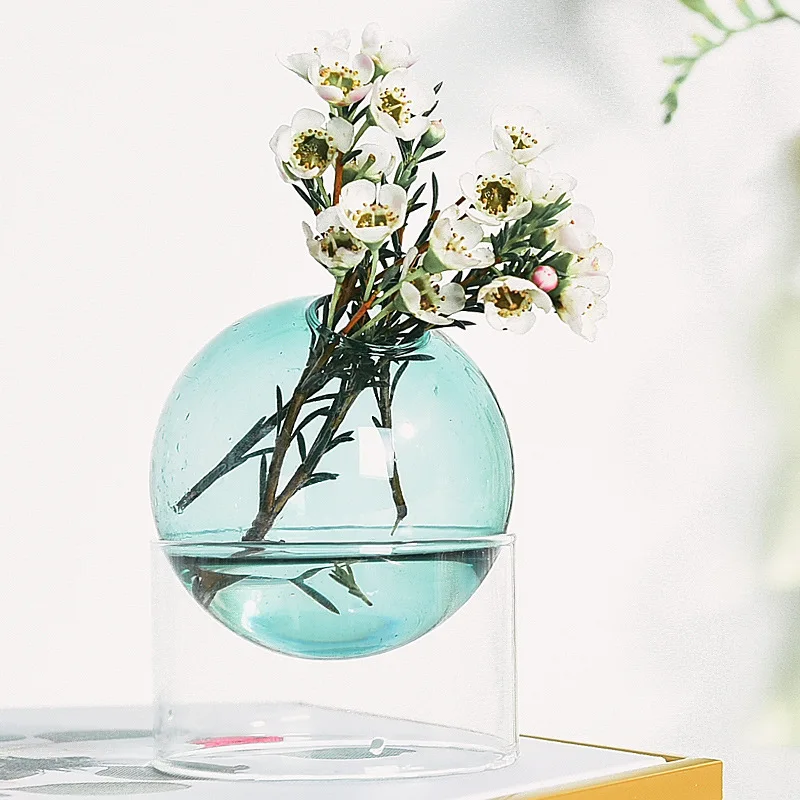 In Color Bubble Ball Glass Vase Living Room Desktop Flower Arrangement Decoration Non-fire Aromatherapy Bottle Ornaments
In Color Bubble Ball Glass Vase Living Room Desktop Flower Arrangement Decoration Non-fire Aromatherapy Bottle Ornaments