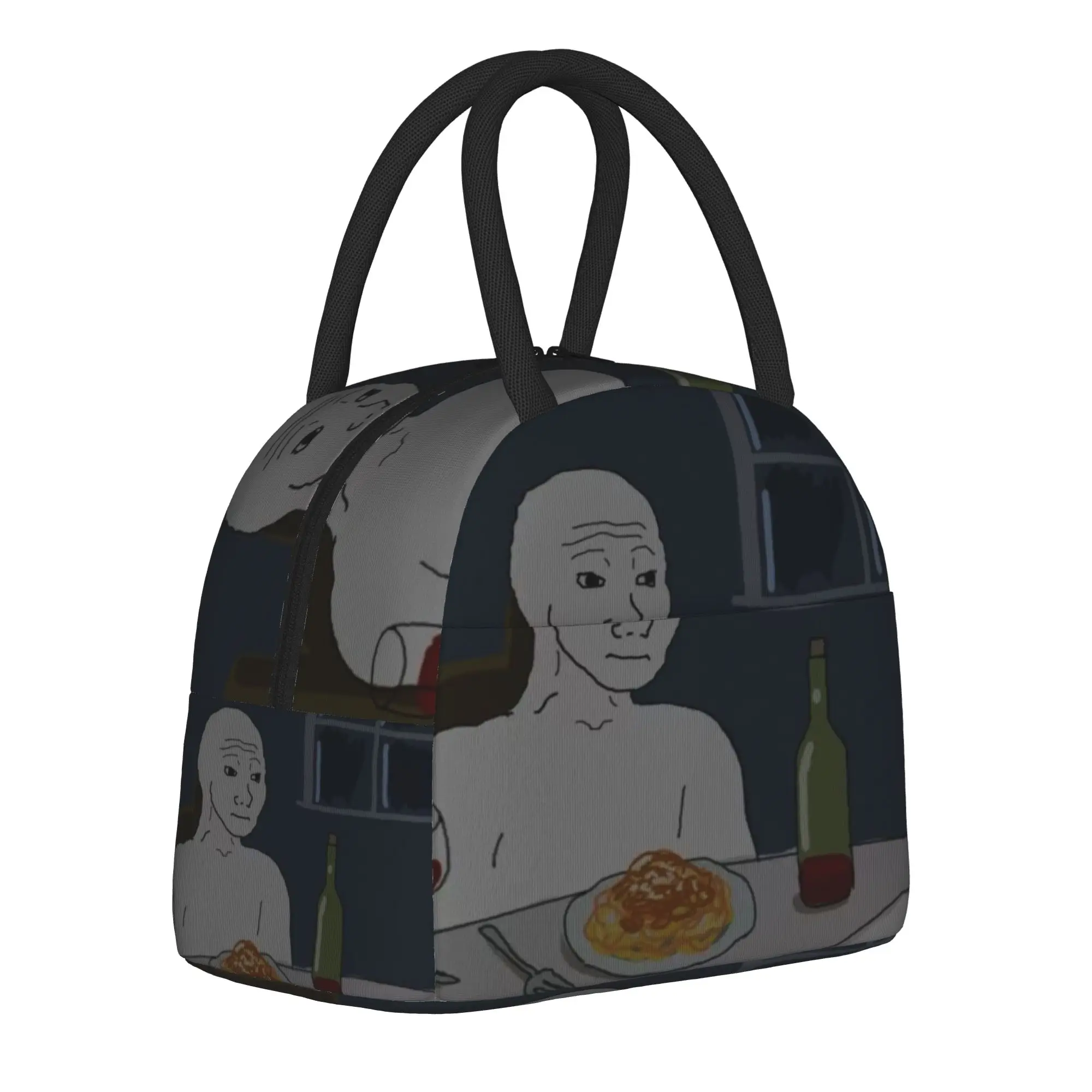 Wojak Meme Accessories Insulated Lunch Bags For Travel Food Container Portable Cooler Thermal Lunch Box
Wojak Meme Accessories Insulated Lunch Bags For Travel Food Container Portable Cooler Thermal Lunch Box