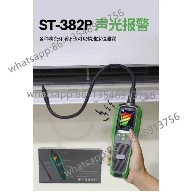 Детектор утечки хладагента ST-382P Кондиционер Автомобильный детектор утечки хладагента Точечный
Детектор утечки хладагента ST-382P Кондиционер Автомобильный детектор утечки хладагента Точечный