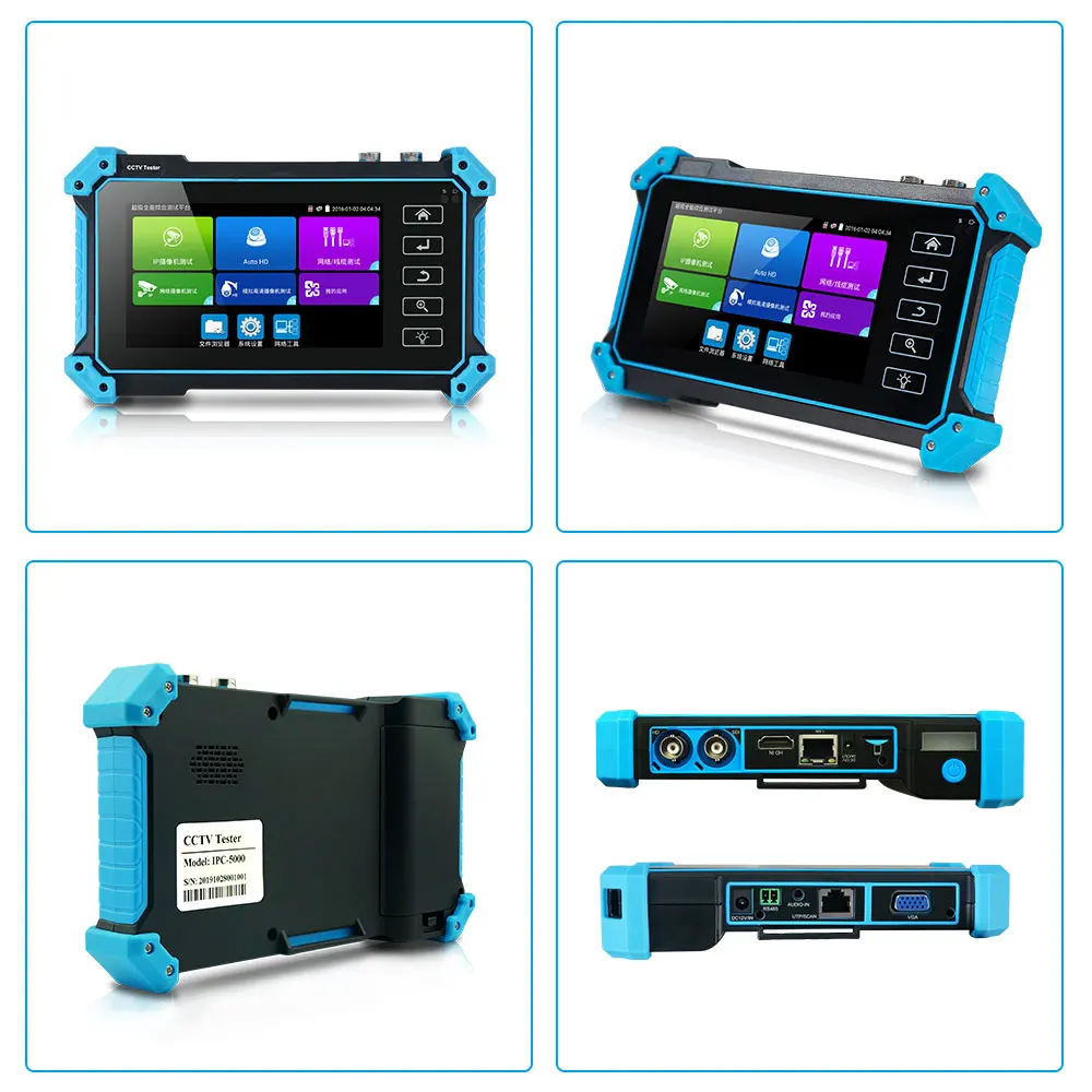 IPC5200 4K IP CCTV Tester 8MP AHD CVI TVI SDI Analog Camera Tester H.265 Portable CCTV Monitor HDMI VGA In/Out 8MP
IPC5200 4K IP CCTV Tester 8MP AHD CVI TVI SDI Analog Camera Tester H.265 Portable CCTV Monitor HDMI VGA In/Out 8MP