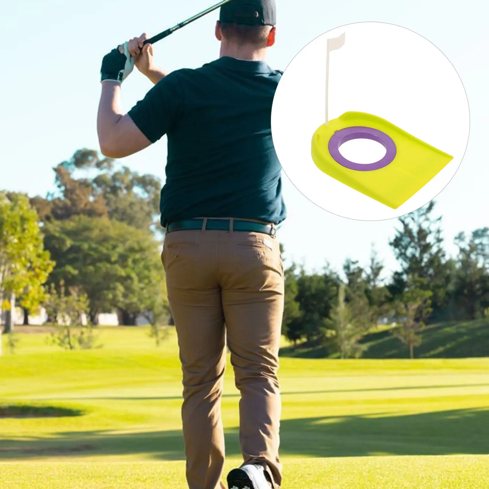 Portable Golf Putting Trainer Aid - Precision Indoor Putting Mat with Realistic Feedback for Accuracy Skill Enhancement in
Portable Golf Putting Trainer Aid - Precision Indoor Putting Mat with Realistic Feedback for Accuracy Skill Enhancement in