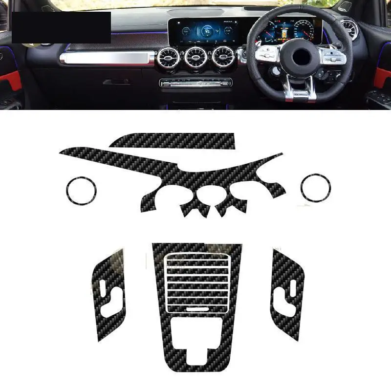 Car interior carbon fibre Film for Mercedes Benz AMG GLB 2020-2023 5D PET Center console stickers resist film Accessories
Car interior carbon fibre Film for Mercedes Benz AMG GLB 2020-2023 5D PET Center console stickers resist film Accessories