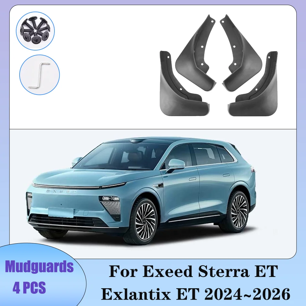 Для Exeed Sterra ET Exlantix ET 2024 ~ 2026 2025 автомобильные колеса, брызговики, брызговики, защита крыльев, брызговики, аксессуары
Для Exeed Sterra ET Exlantix ET 2024 ~ 2026 2025 автомобильные колеса, брызговики, брызговики, защита крыльев, брызговики, аксессуары