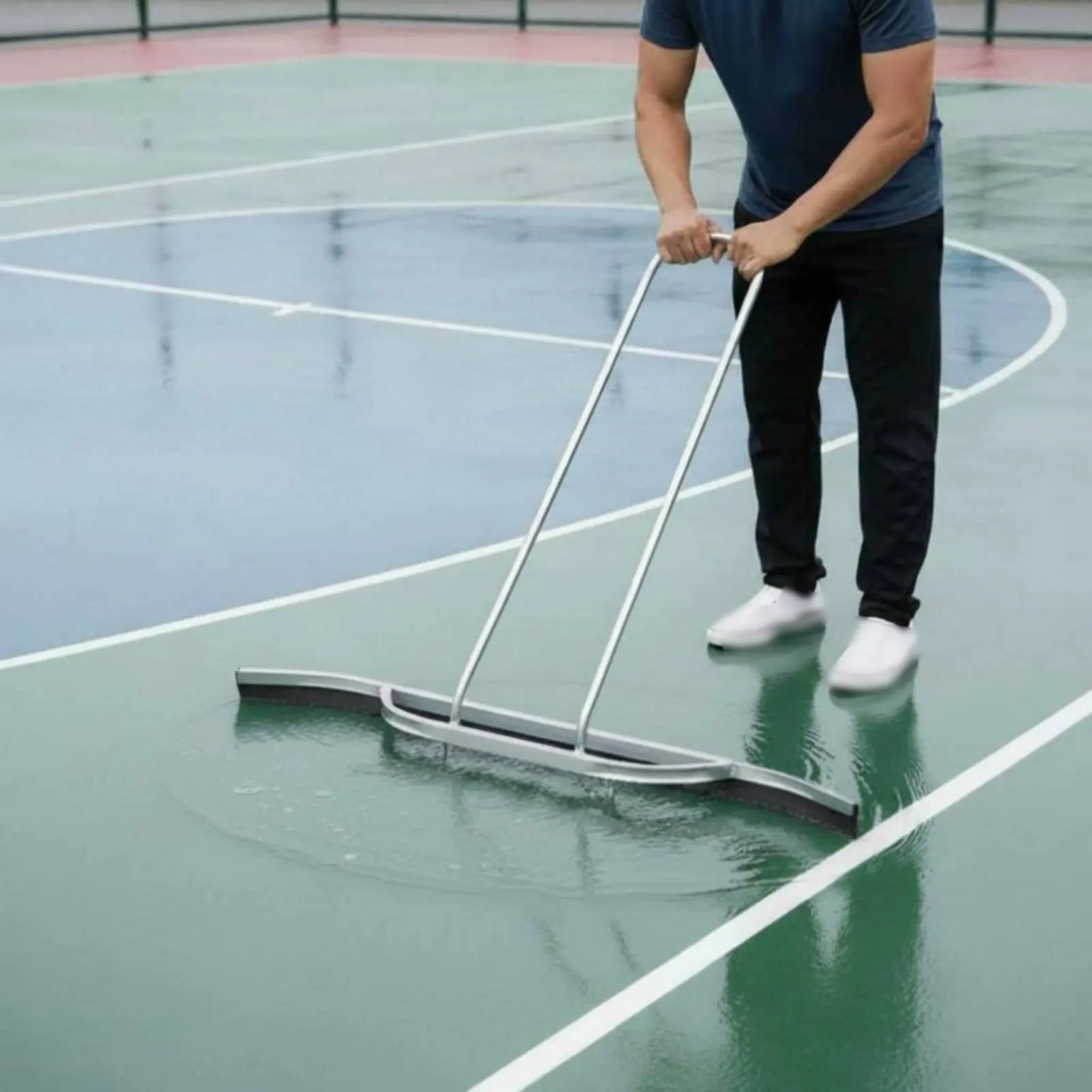 Court Squeegee 360 Degree Wheels Heavy Duty Floor Squeegee Large Water Blade Long-Lasting Cleaning Tool Easy to Clean
Court Squeegee 360 Degree Wheels Heavy Duty Floor Squeegee Large Water Blade Long-Lasting Cleaning Tool Easy to Clean