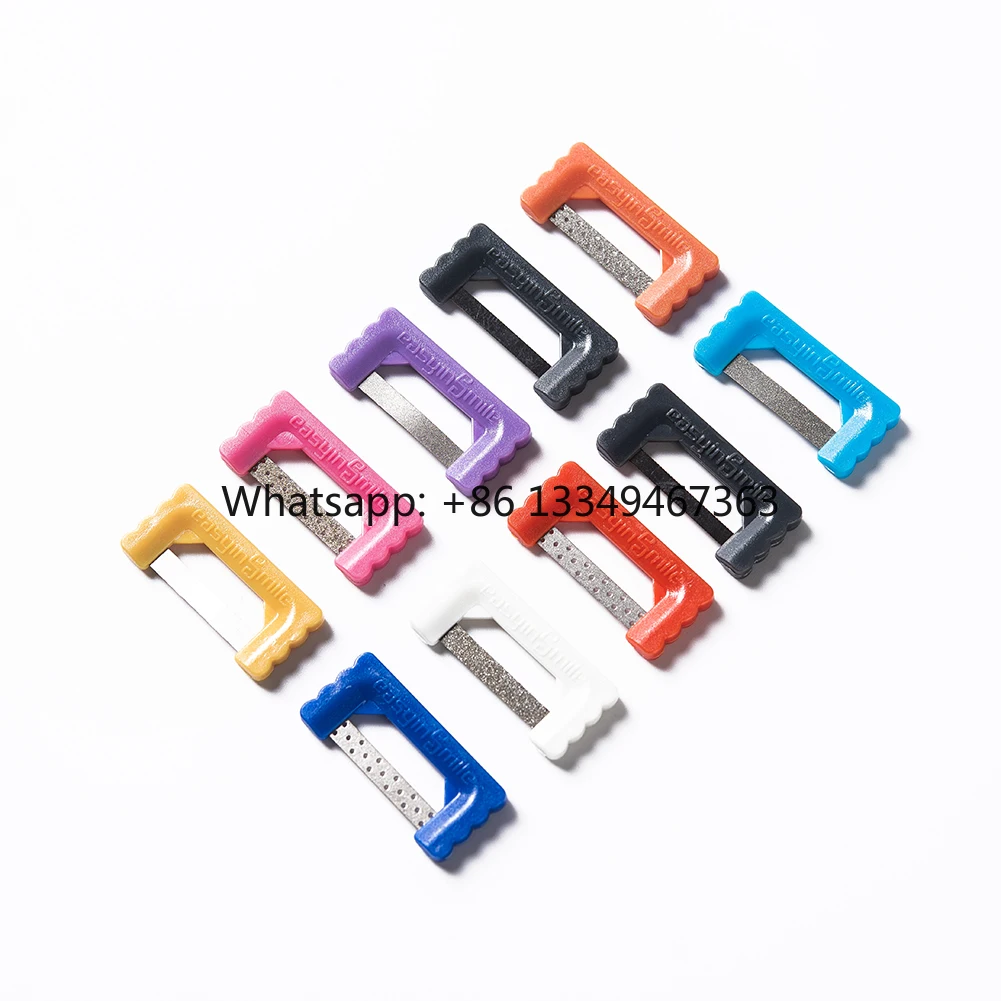 Easyinsmile Interproximal Strips Reduction IPR Kit Stripping Polishing System 10Pcs/Pack
Easyinsmile Interproximal Strips Reduction IPR Kit Stripping Polishing System 10Pcs/Pack