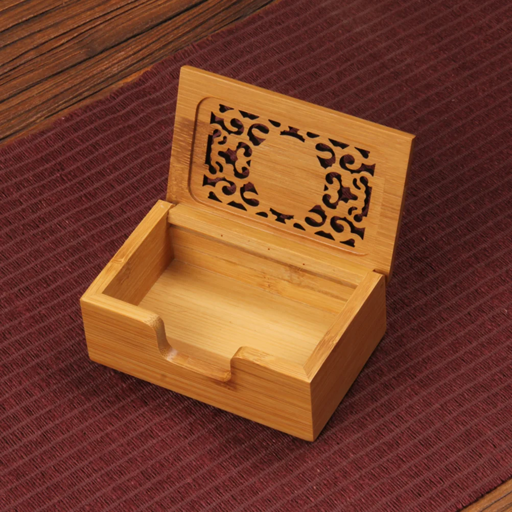 1PC Creative Business Case Hollow out Name Storage Box Bamboo Name Holder for Office name box business cards box
1PC Creative Business Case Hollow out Name Storage Box Bamboo Name Holder for Office name box business cards box