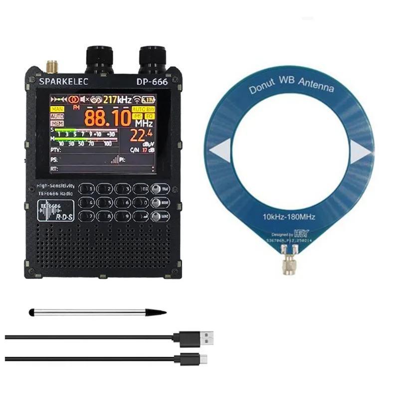B27B ESP32 Full Band Radio High Sensitivity Radio FM/LW/MW/SW 2.8Inch IPS Touchscreen Support Firmware Upgrade TEF6686
B27B ESP32 Full Band Radio High Sensitivity Radio FM/LW/MW/SW 2.8Inch IPS Touchscreen Support Firmware Upgrade TEF6686