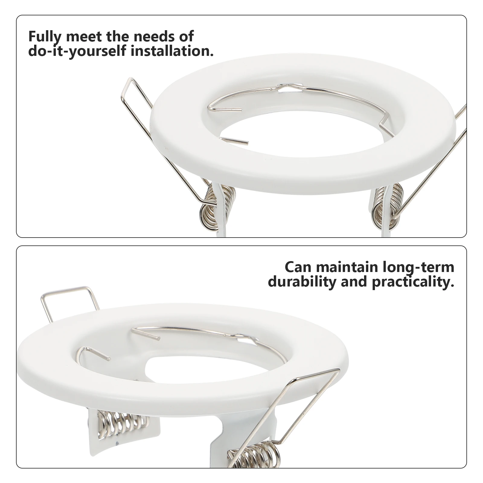 10 Pcs Spotlight Holder Lamp Cup Frame Bracket Covers Fixtures Halogen Shell Lighting Accessories Simple Style Long Lasting
10 Pcs Spotlight Holder Lamp Cup Frame Bracket Covers Fixtures Halogen Shell Lighting Accessories Simple Style Long Lasting