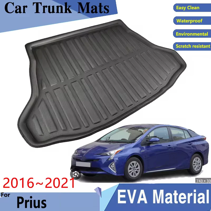 Car Trunk Mats for Toyota Prius 2017 Accessories XW50 2016~2021 Car Rear Cargo Tray Trunk Mat Rear Pads Accessories EVA Material
Car Trunk Mats for Toyota Prius 2017 Accessories XW50 2016~2021 Car Rear Cargo Tray Trunk Mat Rear Pads Accessories EVA Material