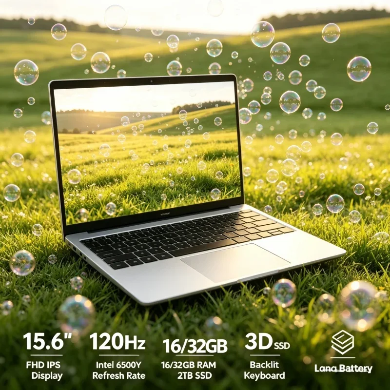 15.6 Inch 120Hz FHD IPS Laptop Hot Selling 2026 New Intel 6500Y 16/32GB RAM 2TB SSD
15.6 Inch 120Hz FHD IPS Laptop Hot Selling 2026 New Intel 6500Y 16/32GB RAM 2TB SSD