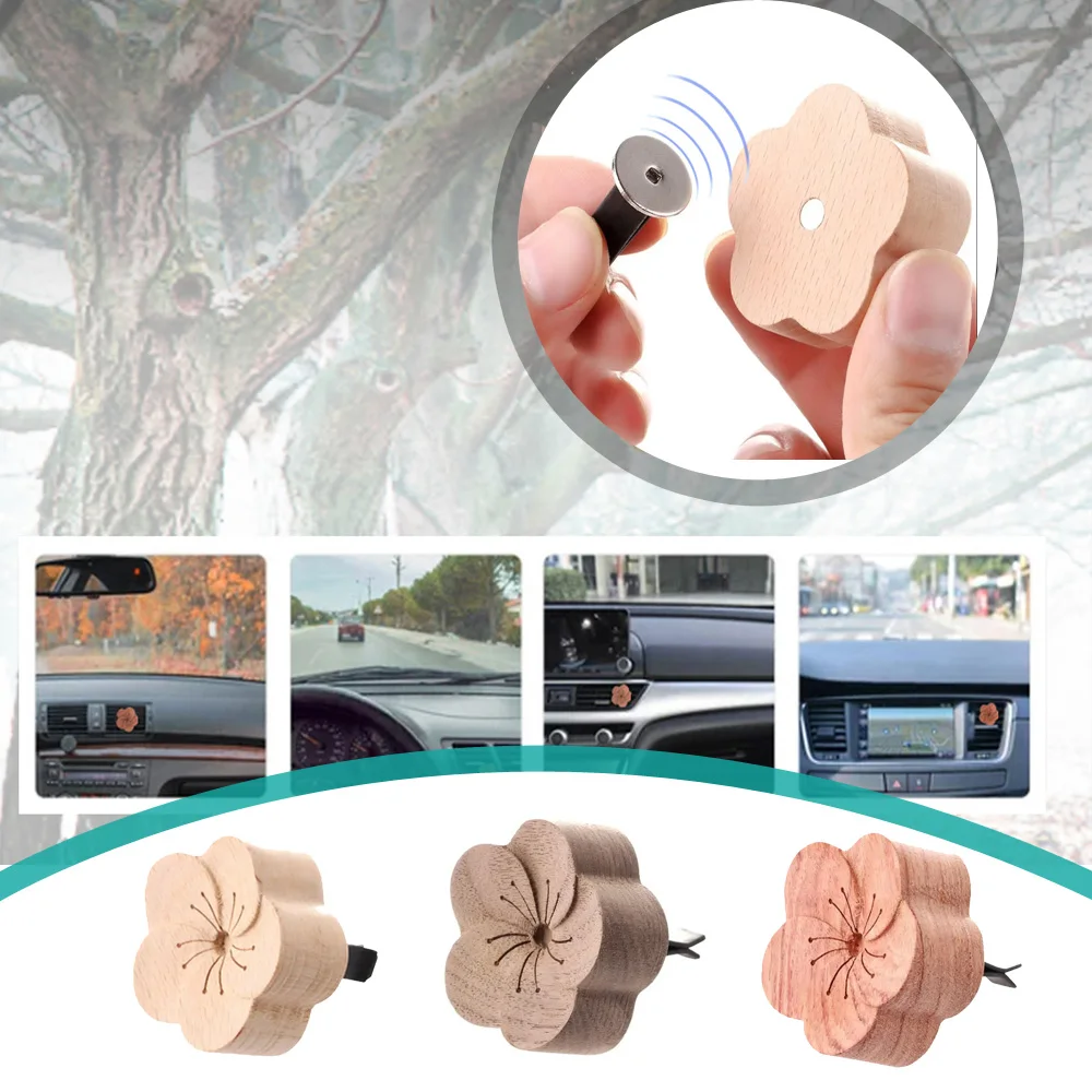 1Pc Auto Flower Shape Wooden Aroma Clip Car Interior Styling Decoration Accessory Car Air Freshener Conditioning Vent Clip
1Pc Auto Flower Shape Wooden Aroma Clip Car Interior Styling Decoration Accessory Car Air Freshener Conditioning Vent Clip