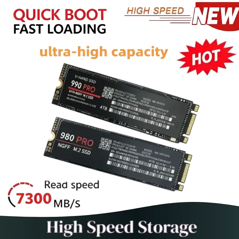 【Brand+】Original 980Pro 990Pro for Laptop Desktop PC SSD Internal Solid State Drive M.2 NGFF PCIe 4.0 High Speed Up to 7400MB/s
【Brand+】Original 980Pro 990Pro for Laptop Desktop PC SSD Internal Solid State Drive M.2 NGFF PCIe 4.0 High Speed Up to 7400MB/s