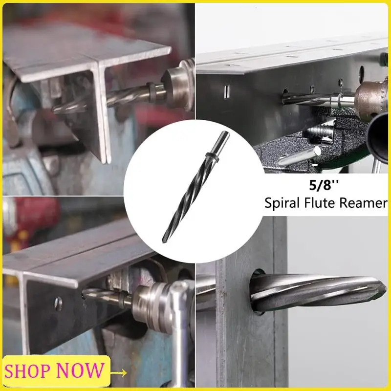 Especial 5/8Inch Spiral Flute Reamer With 1/2 Inch Shank, M2 HSS Bridge/Construction Reamer Taper Chucking Reamer Drill Bit
Especial 5/8Inch Spiral Flute Reamer With 1/2 Inch Shank, M2 HSS Bridge/Construction Reamer Taper Chucking Reamer Drill Bit