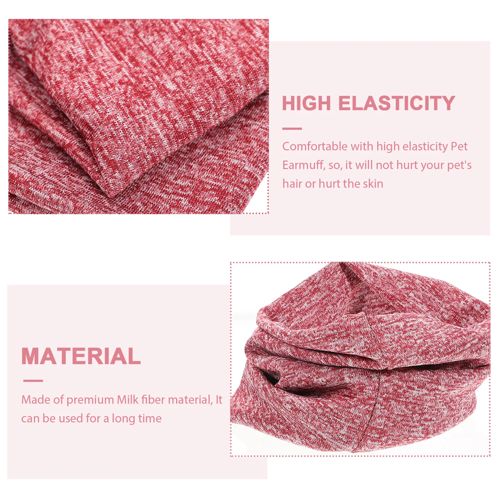 Pet Earmuffs Dog Ear Cover Pink S Size High Elasticity Warm Winter Outdoor Milk Silk Multi Function Comfortable Noise Protection
Pet Earmuffs Dog Ear Cover Pink S Size High Elasticity Warm Winter Outdoor Milk Silk Multi Function Comfortable Noise Protection