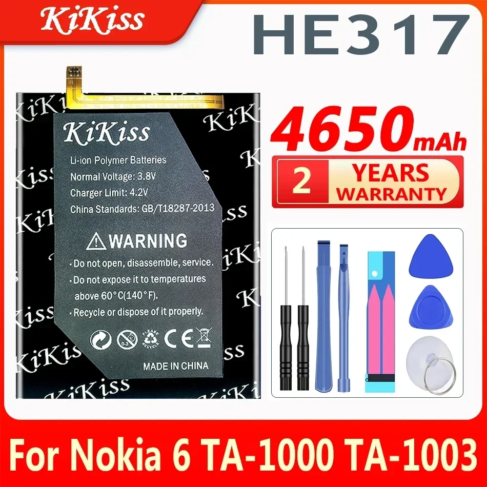 Аккумулятор KiKiss 4650 мАч HE317 для Nokia 6 Nokia6 N6 TA-1000 TA-1003 TA-1021 TA-1025 TA-1033 TA-1039 Аккумуляторы для телефонов
Аккумулятор KiKiss 4650 мАч HE317 для Nokia 6 Nokia6 N6 TA-1000 TA-1003 TA-1021 TA-1025 TA-1033 TA-1039 Аккумуляторы для телефонов