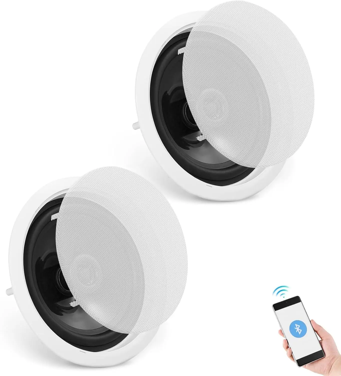 2 шт. 6,5-дюймовые потолочные колонки Bluetooth, 150 Вт, потолочная и настенная акустическая система скрытого монтажа с сопротивлением 8 Ом, чувствительностью 89 дБ
2 шт. 6,5-дюймовые потолочные колонки Bluetooth, 150 Вт, потолочная и настенная акустическая система скрытого монтажа с сопротивлением 8 Ом, чувствительностью 89 дБ