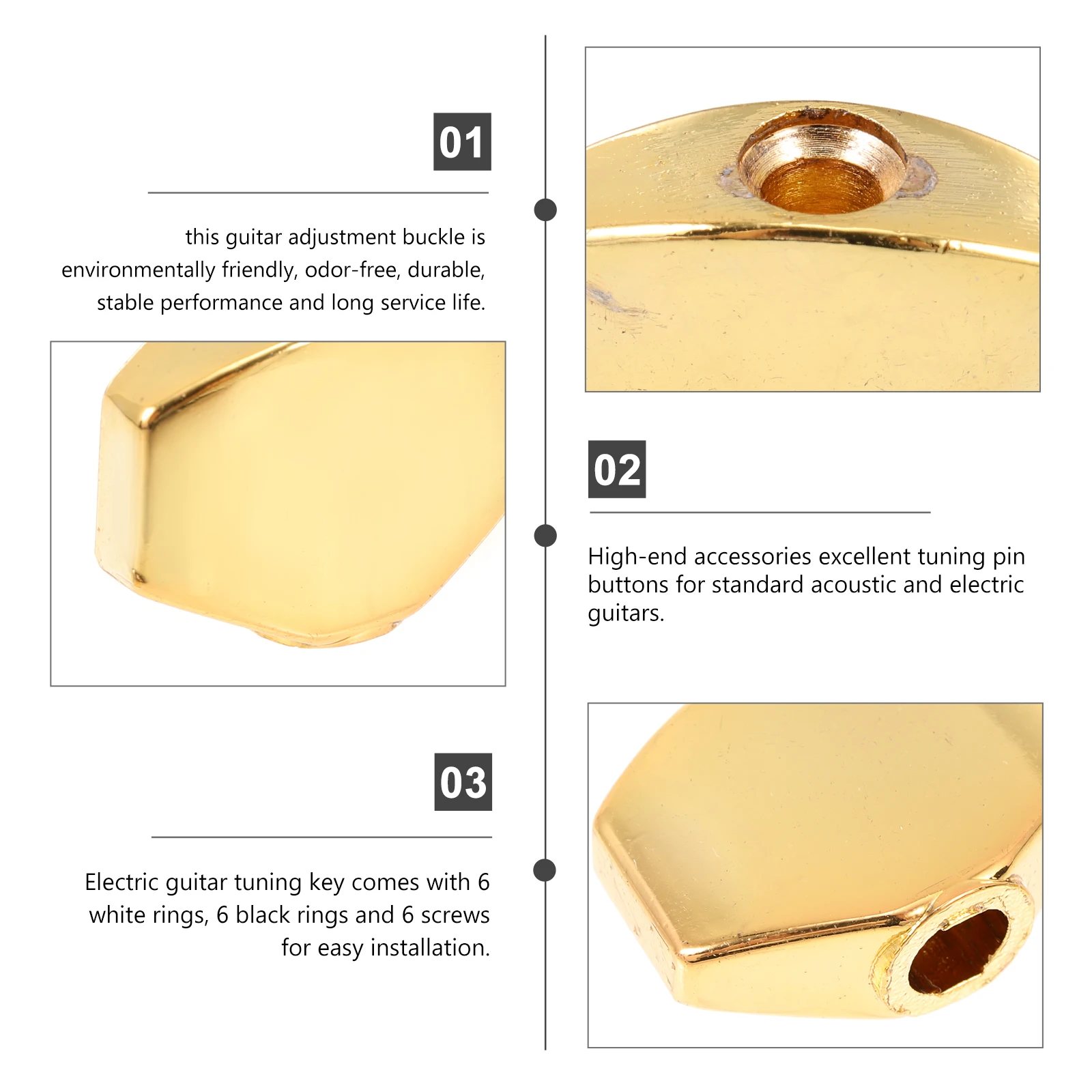 6 Sets Tuner Handle Personalized Guitar Handles Tuning Folk Caps Tool Electronic Acoustic
6 Sets Tuner Handle Personalized Guitar Handles Tuning Folk Caps Tool Electronic Acoustic