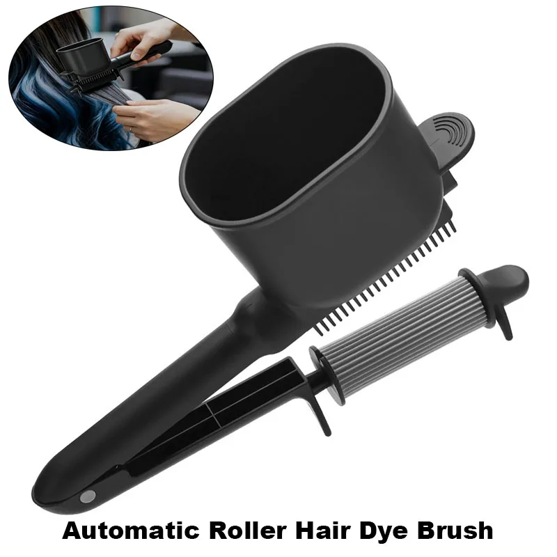Automatic Roller Hair Dye Brush Hair Coloring Cream Applicator with Turbine Roller Plastic Salon Hairdressing Styling Tools
Automatic Roller Hair Dye Brush Hair Coloring Cream Applicator with Turbine Roller Plastic Salon Hairdressing Styling Tools
