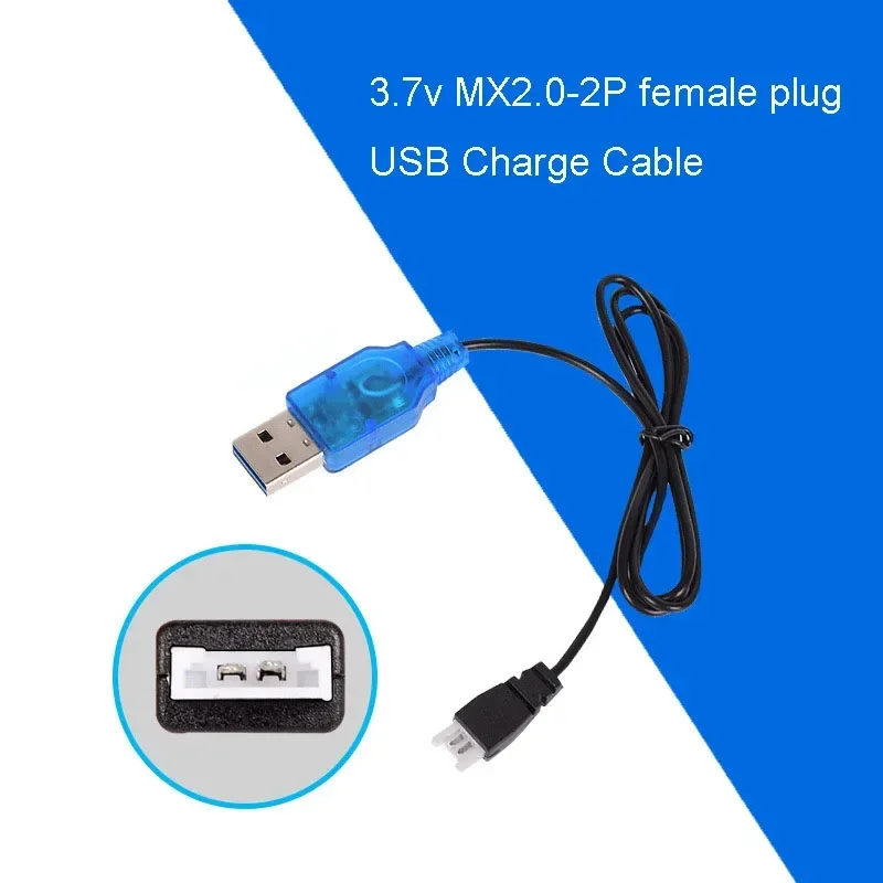 3.7v MX2.0-2P Female Plug USB Charger Cable Intelligence Li0ion Lipo battery Charger Cable for RC Toys Airplane model Helicopter
3.7v MX2.0-2P Female Plug USB Charger Cable Intelligence Li0ion Lipo battery Charger Cable for RC Toys Airplane model Helicopter