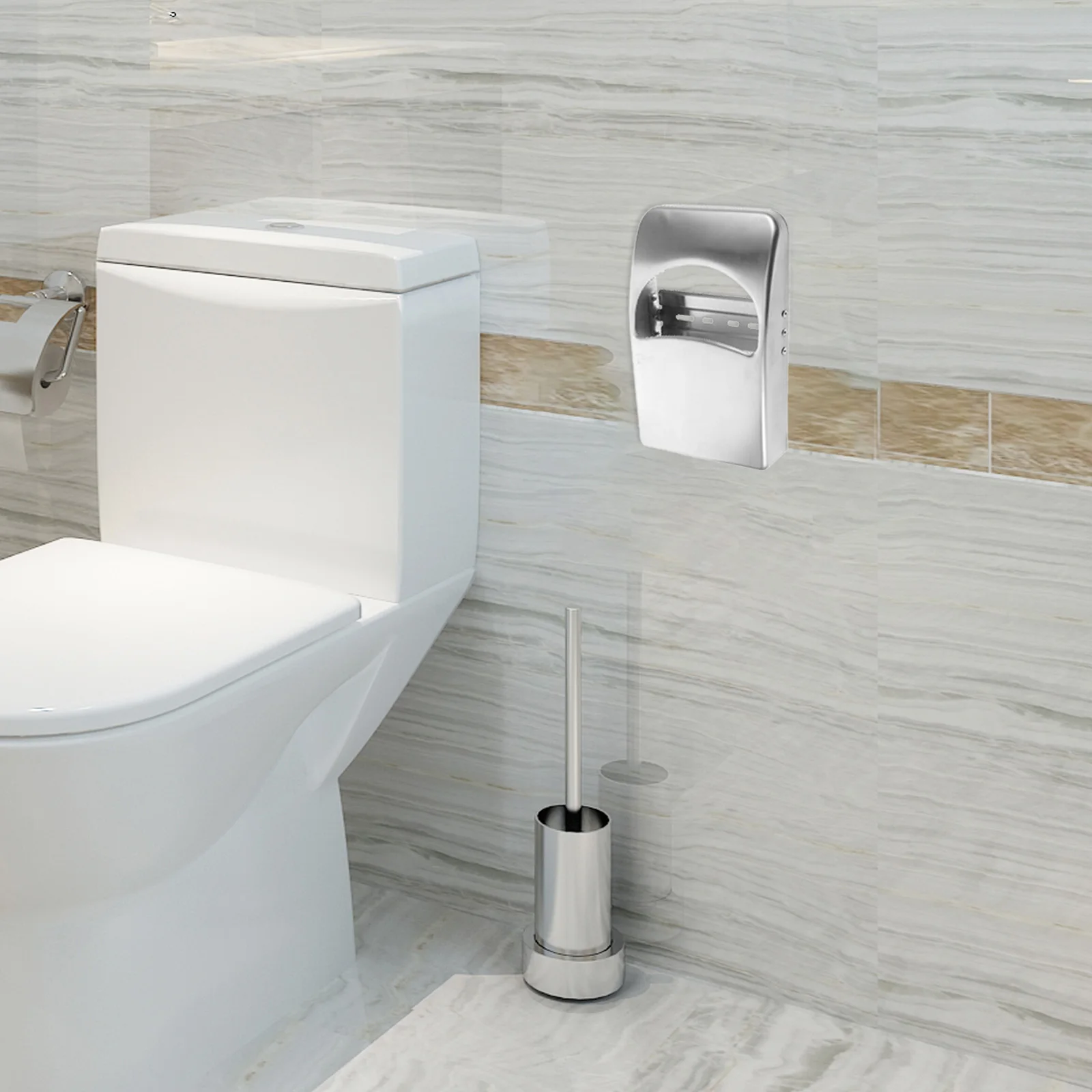 Stainless Steel Toilet Paper Rack Bathroom Cover Holder Home Restroom Seat Half Fold Dispenser
Stainless Steel Toilet Paper Rack Bathroom Cover Holder Home Restroom Seat Half Fold Dispenser
