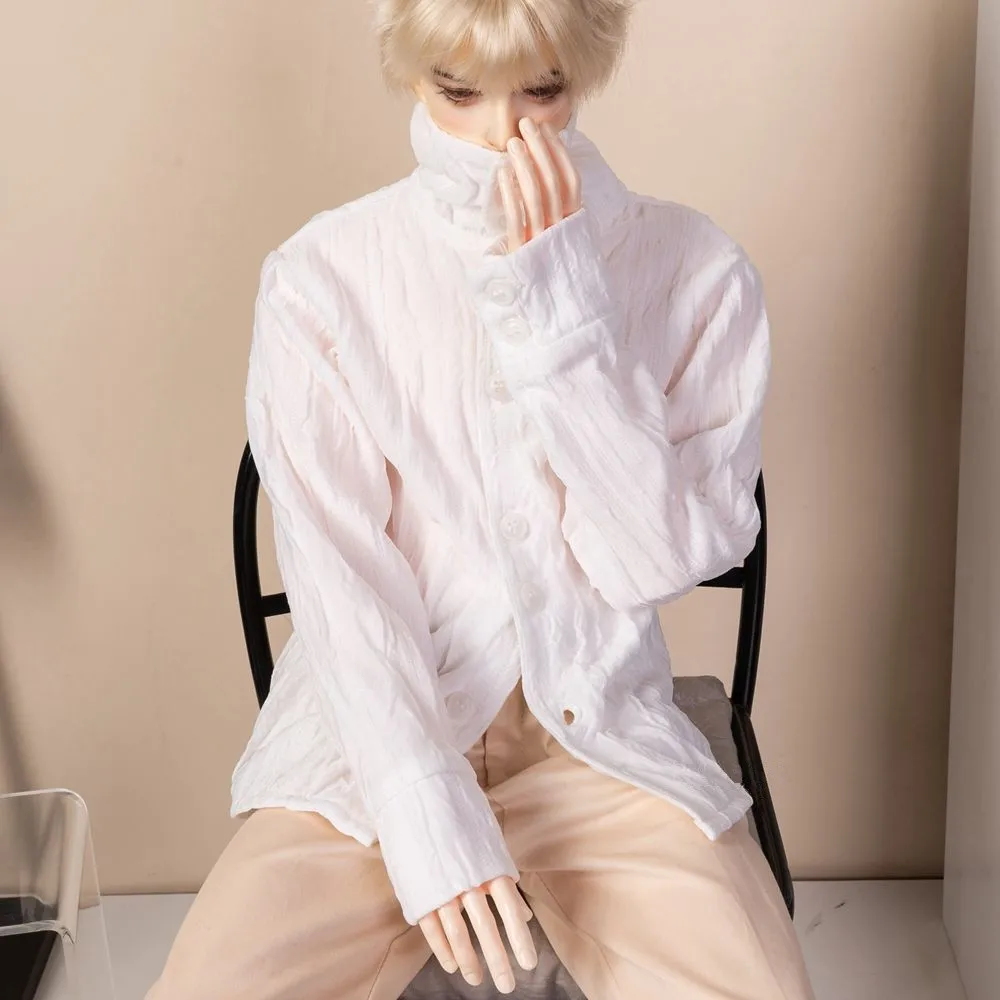 BJD doll Clothes Suitable for Uncle ID75 Size New Clothes Personalized Wrinkled White Top Long Sleeve Shirt Men's Top
BJD doll Clothes Suitable for Uncle ID75 Size New Clothes Personalized Wrinkled White Top Long Sleeve Shirt Men's Top