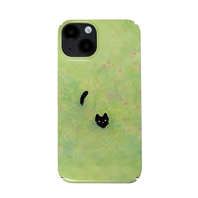 Green Flower Clusters, Black Cat Cartoon Phone Case for IPhone 16 15 14 13 Pro Max 12 11 Pro Back Cover XR 8 PLUS SE 2020 Funda
Green Flower Clusters, Black Cat Cartoon Phone Case for IPhone 16 15 14 13 Pro Max 12 11 Pro Back Cover XR 8 PLUS SE 2020 Funda