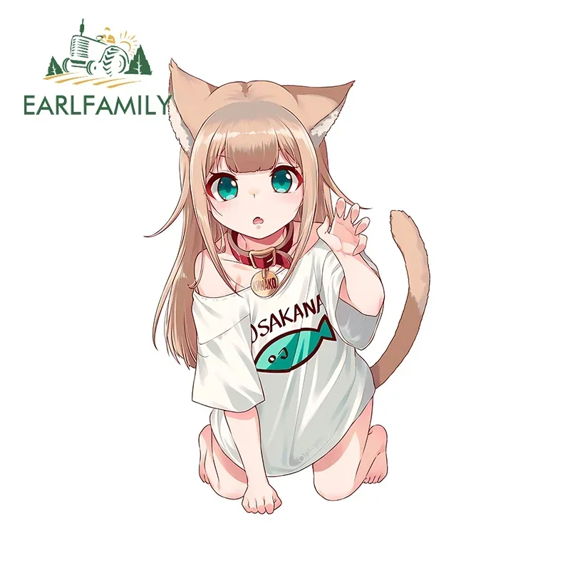 EARLFAMILY 13cm × 8.2cm Cute Osakana Kitten Car Stickers Charming Cartoon Design Decals Scratch Proof Car Rearview Mirror Decor
EARLFAMILY 13cm × 8.2cm Cute Osakana Kitten Car Stickers Charming Cartoon Design Decals Scratch Proof Car Rearview Mirror Decor