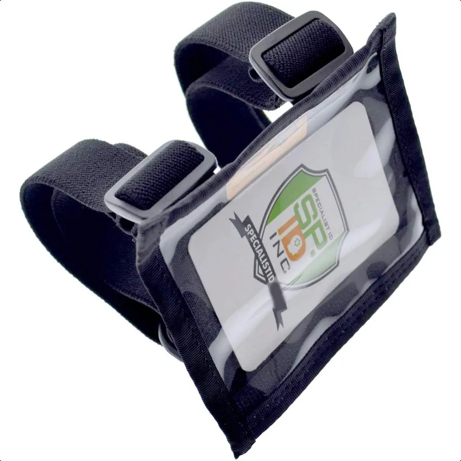 Ultimate Military Armband ID Badge Holder Heavy Duty Nylon I.D Card Holder with Two Adjustable Elastic Bands Made in The USA Bl
Ultimate Military Armband ID Badge Holder Heavy Duty Nylon I.D Card Holder with Two Adjustable Elastic Bands Made in The USA Bl