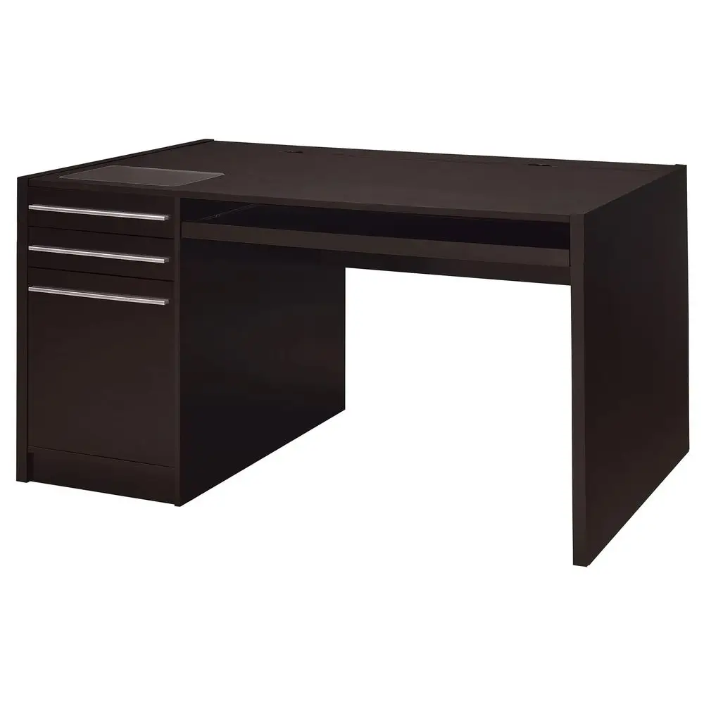 Contemporary Wood ConnectIt Computer Desk, 60 W x 30 D x 30.75 H, Hollow Board MDF Particle Board, Cappuccino Finish, 3 Drawers
Contemporary Wood ConnectIt Computer Desk, 60 W x 30 D x 30.75 H, Hollow Board MDF Particle Board, Cappuccino Finish, 3 Drawers