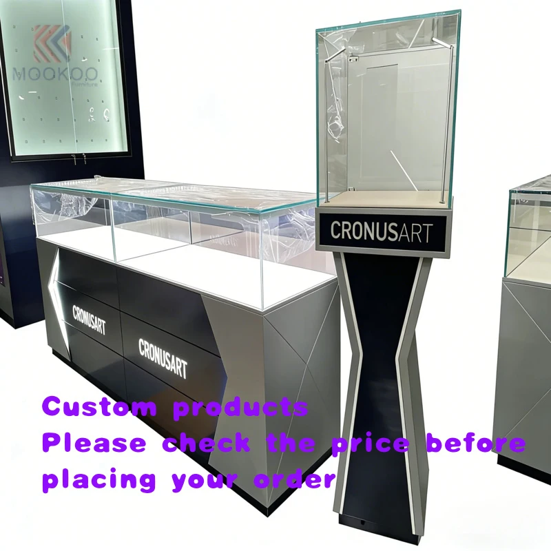 custom.Designer Luxury Modern Jewelry LED Lighting Glass/Wood/Metal Construction Easy Assembly Indoor Wangdian Display
custom.Designer Luxury Modern Jewelry LED Lighting Glass/Wood/Metal Construction Easy Assembly Indoor Wangdian Display