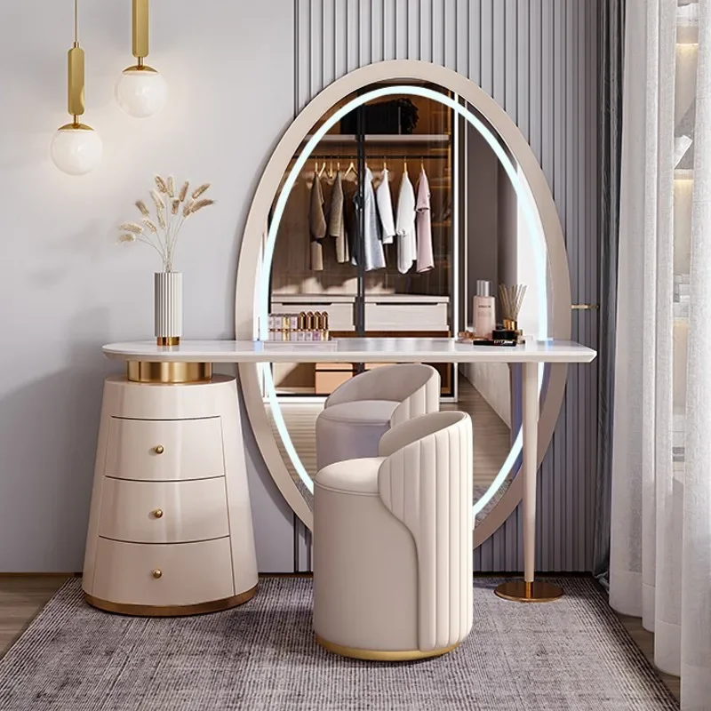 Drawers Closets Dressing Table Desgin Organizer Light Luxury European Dressing Table Modern Beauty Vestidores Trendy Furniture
Drawers Closets Dressing Table Desgin Organizer Light Luxury European Dressing Table Modern Beauty Vestidores Trendy Furniture