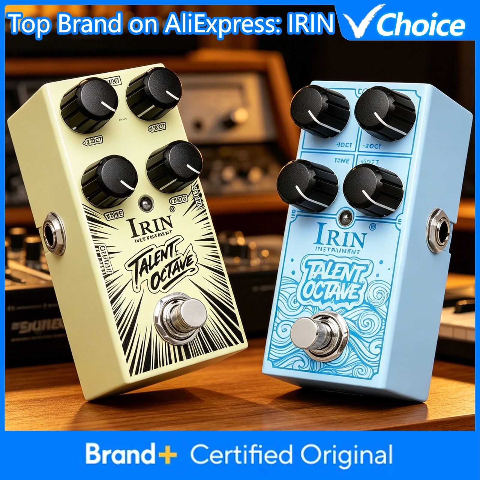IRIN Electric Guitar Effect Pedal RF-19 Talent Octave Effect Guitar Pedal True Bypass with Volume Control Guitar Accessories
IRIN Electric Guitar Effect Pedal RF-19 Talent Octave Effect Guitar Pedal True Bypass with Volume Control Guitar Accessories