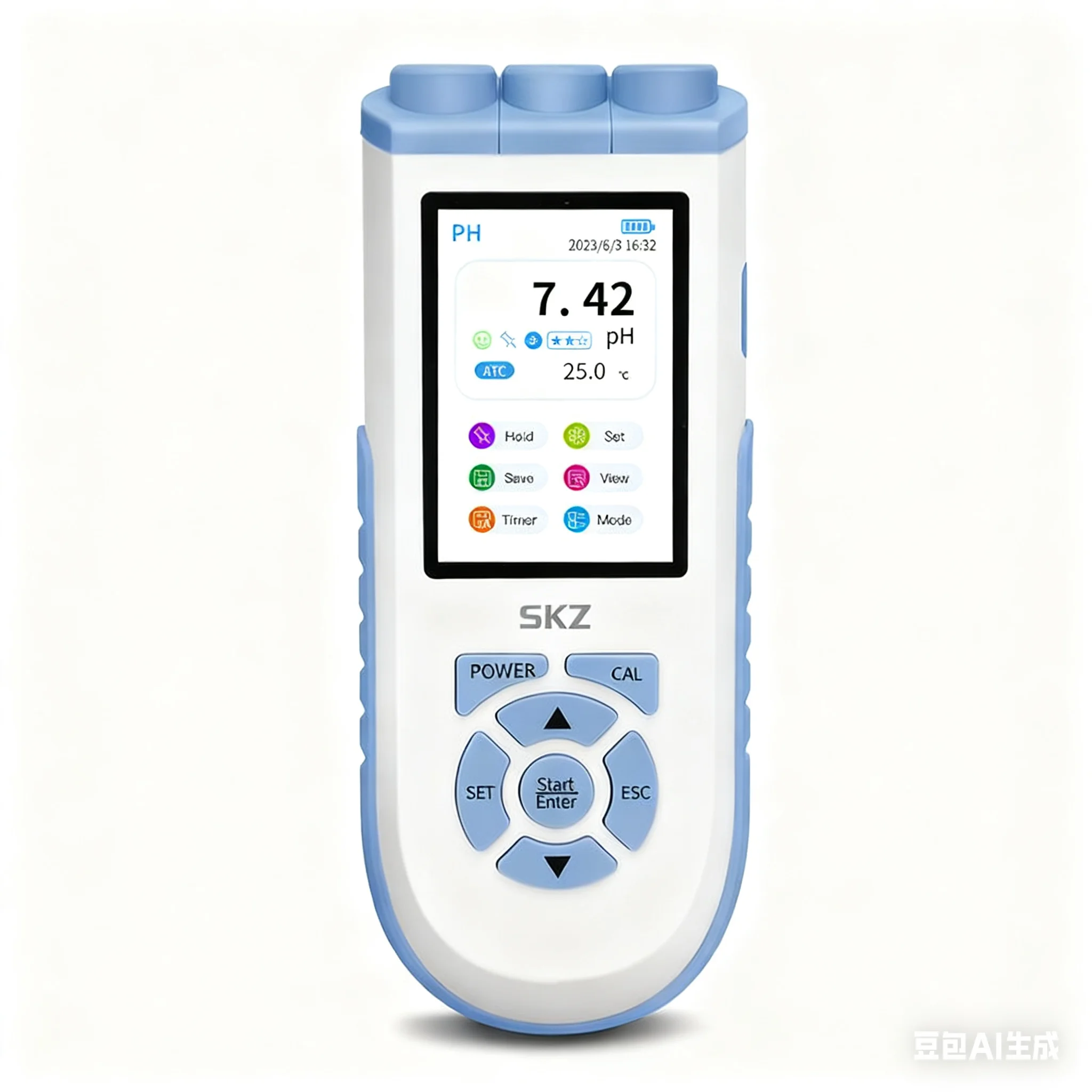 PH10 Portable pH Meter WITH IP57 Waterproof Dustproof and 3000 Groups Data Logging Ideal for for Field Testing and Education
PH10 Portable pH Meter WITH IP57 Waterproof Dustproof and 3000 Groups Data Logging Ideal for for Field Testing and Education