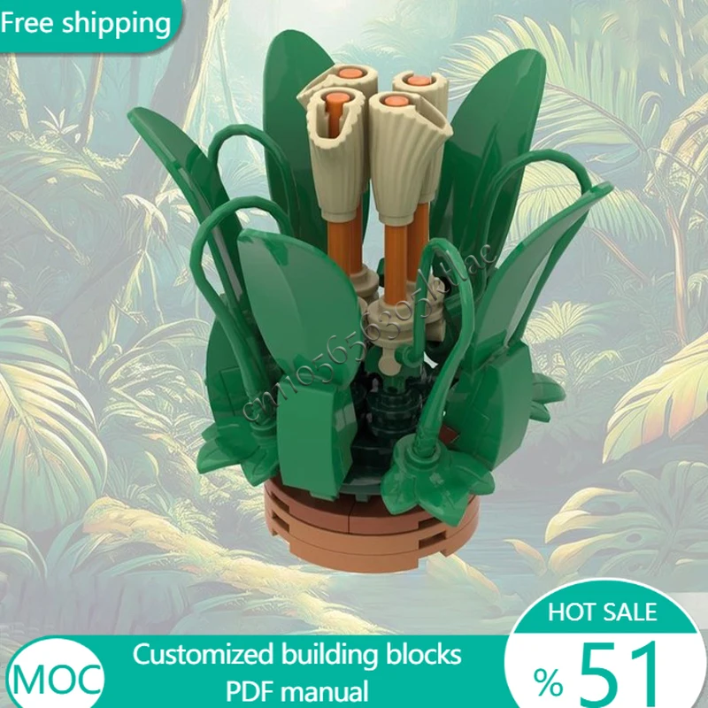 68 PCS Flowers Arum MOC Customize Modular Building Block Creative Design Educational Learning Toy STEM DIY Assembly Toy Gift
68 PCS Flowers Arum MOC Customize Modular Building Block Creative Design Educational Learning Toy STEM DIY Assembly Toy Gift