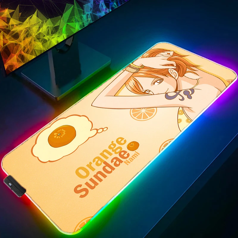 RGB LED Mouse Pad Office Desk Mat Rubber Computer Gamer Mousepad Keyboard Pad PC Accessories One Piece Nami Mouse Mat Tablet Pad 
RGB LED Mouse Pad Office Desk Mat Rubber Computer Gamer Mousepad Keyboard Pad PC Accessories One Piece Nami Mouse Mat Tablet Pad