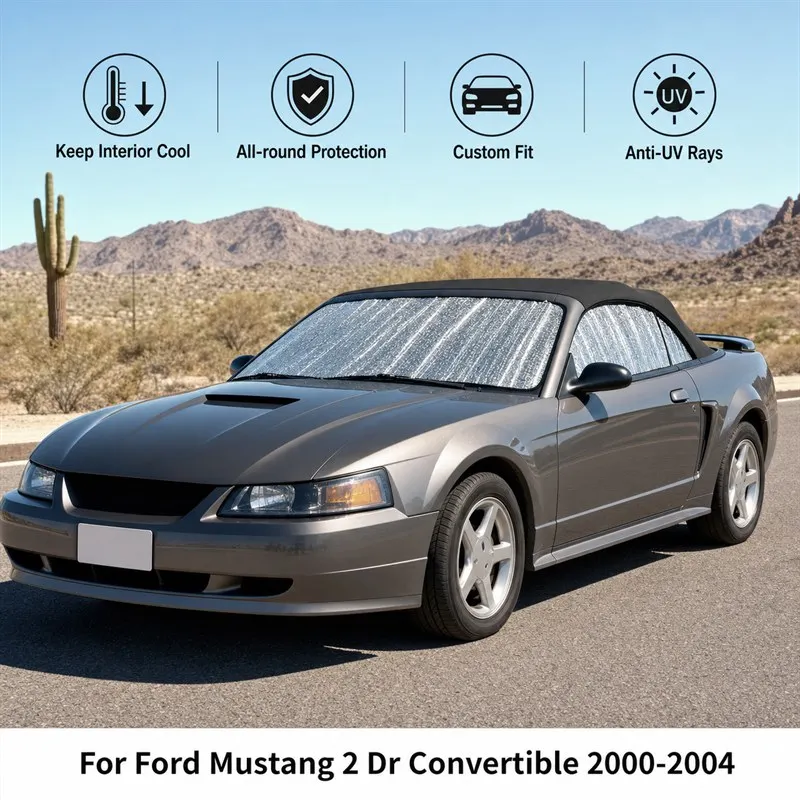 For Ford Mustang 2 Dr Convertible 2000-2004 Full Set Car Window Sunshades UV Block Privacy Heat Insulated Foldable Car Curtain
For Ford Mustang 2 Dr Convertible 2000-2004 Full Set Car Window Sunshades UV Block Privacy Heat Insulated Foldable Car Curtain