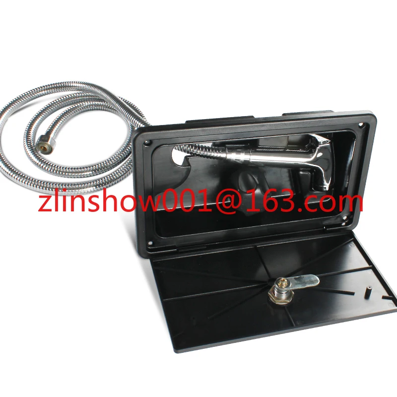 RV External Shower Box with Lock Caravan Black Outdoor Shower Kit for Boat Marine Camper Motorhome Accessories
RV External Shower Box with Lock Caravan Black Outdoor Shower Kit for Boat Marine Camper Motorhome Accessories