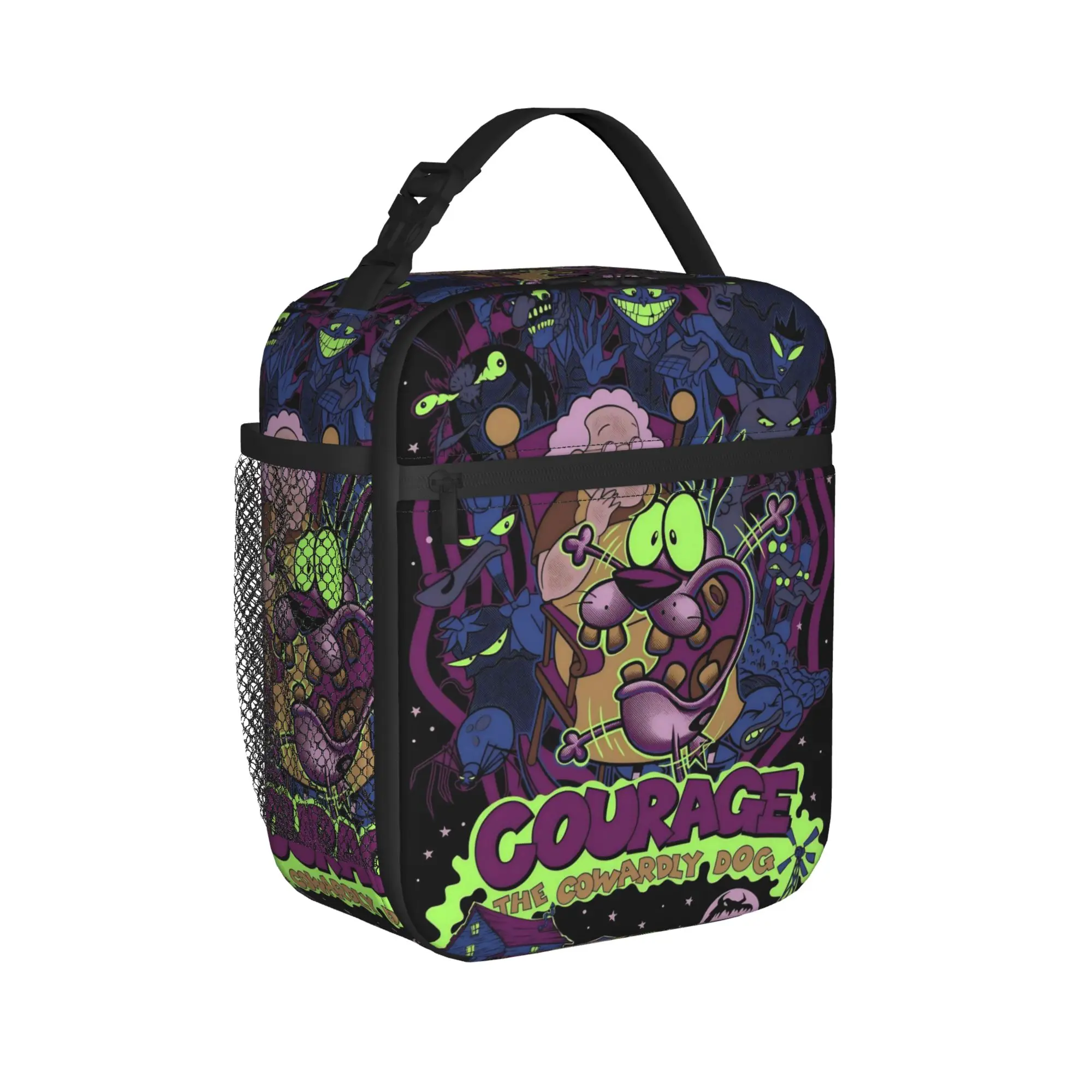 Courage the Cowardly Dog-D Insulated Lunch Bags for Men Women Storage Food Box Cooler Thermal Bento Box For School Office
Courage the Cowardly Dog-D Insulated Lunch Bags for Men Women Storage Food Box Cooler Thermal Bento Box For School Office