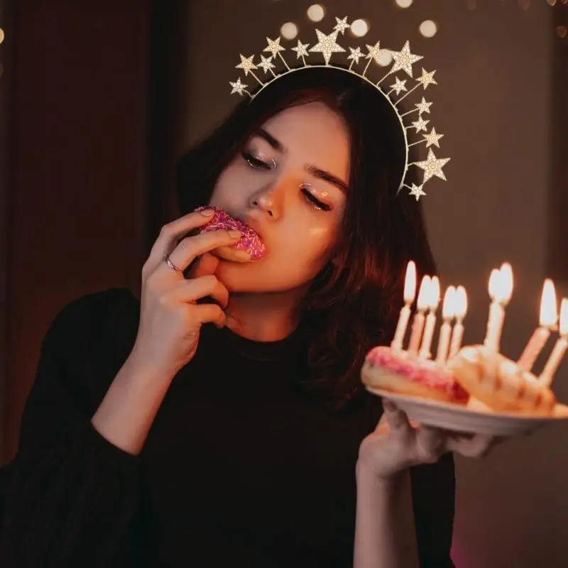 39BD Model Show Headband with Shining Star Baroque Headband for Bride Bling Headband for Wedding Party
39BD Model Show Headband with Shining Star Baroque Headband for Bride Bling Headband for Wedding Party