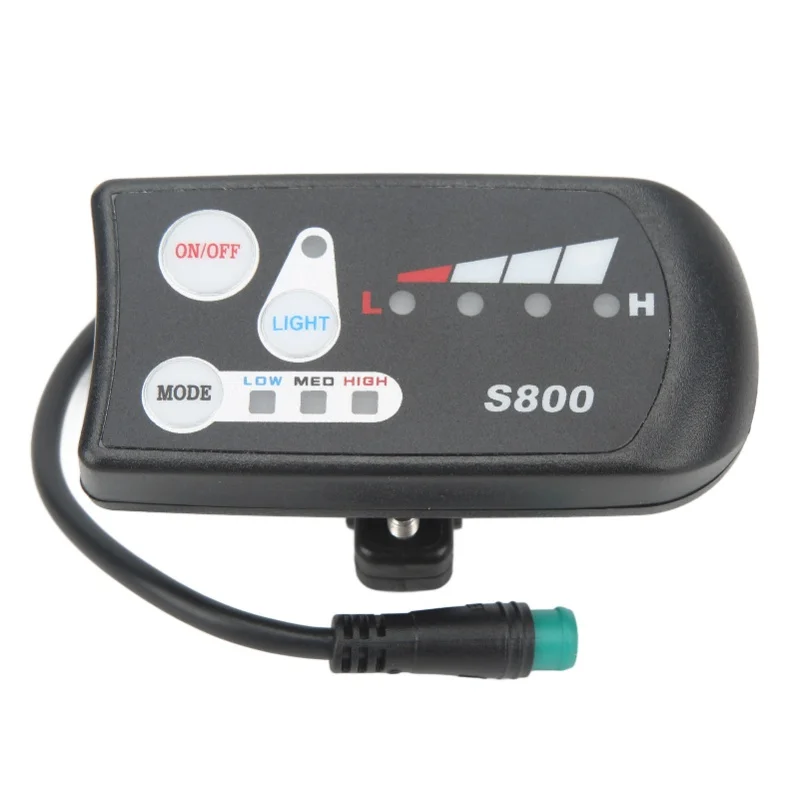 Electric Bicycle Bike Display Scooter S800 LED Display Meter With Waterproof Connector 36V 48V Universal
Electric Bicycle Bike Display Scooter S800 LED Display Meter With Waterproof Connector 36V 48V Universal